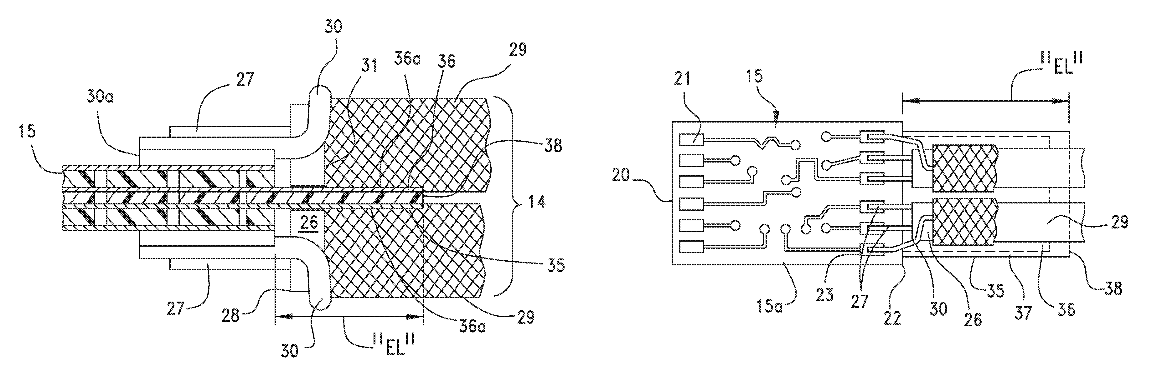 Paddle card assembly for high speed applications