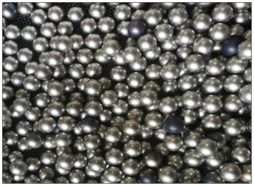 Preparation method of tungsten alloy beads