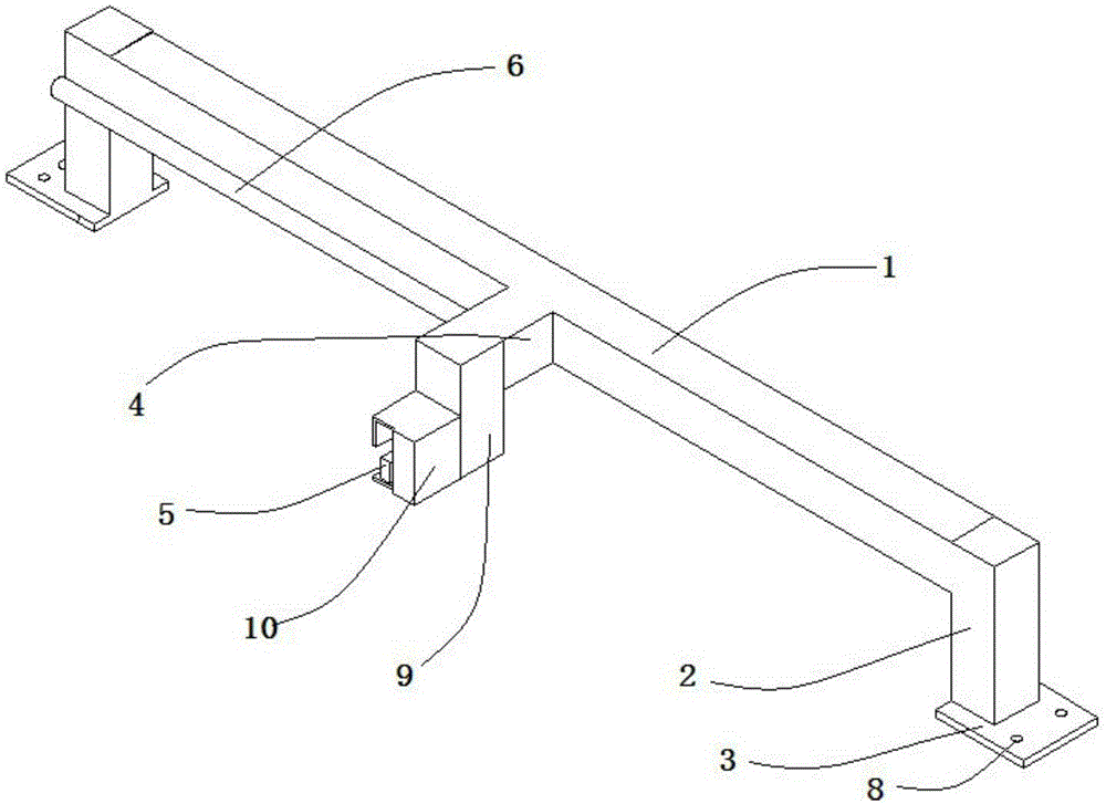 Stacking and jacking photoelectric switch control device used for anode plate