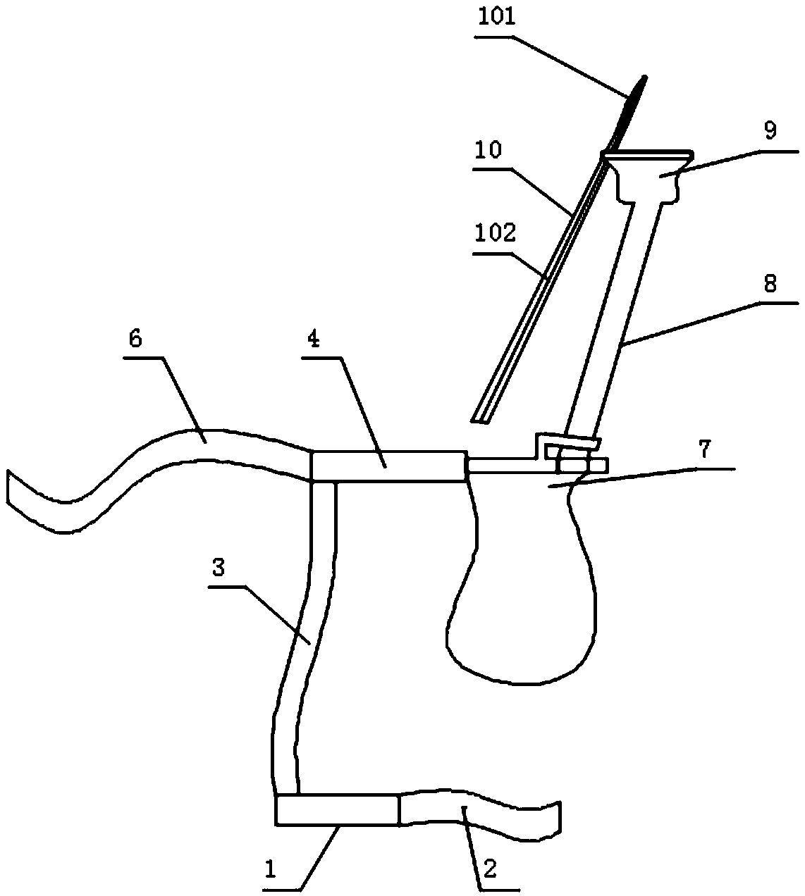 Fruit picking device for agricultural picking