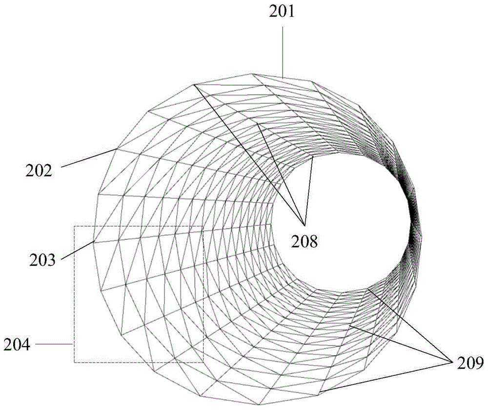 Three-dimensional stretching modeling method and device