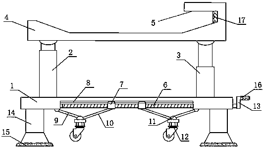 Automatic dismounting device for elevator car door sheet