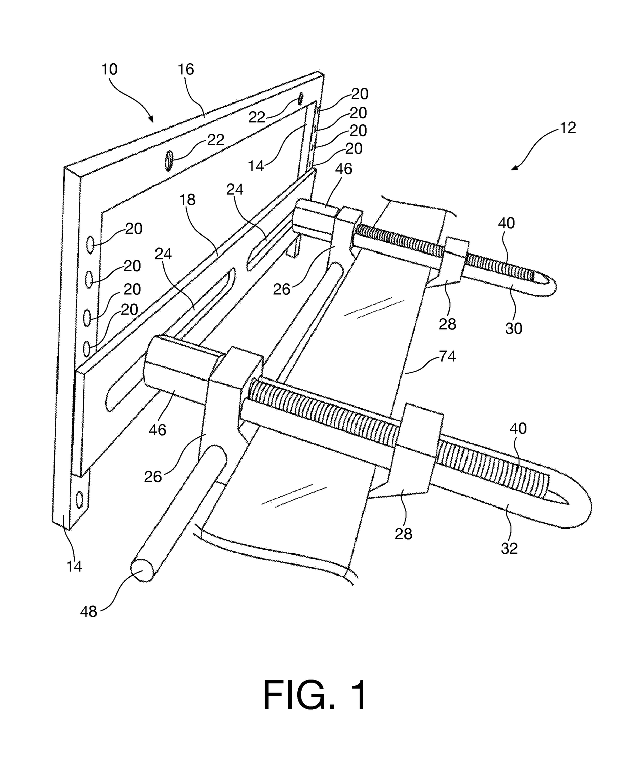 License plate mounting bracket for vehicles having mesh or horizontal grilles