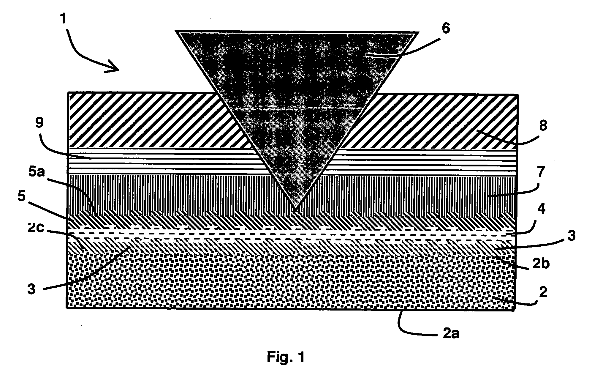 Optical data recording medium provided with at least one photosensitive layer and one deformable layer