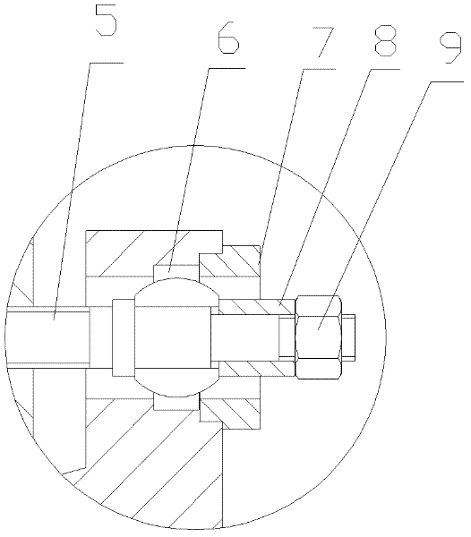 Steel ring diameter adjusting mechanism for wire drawing machine