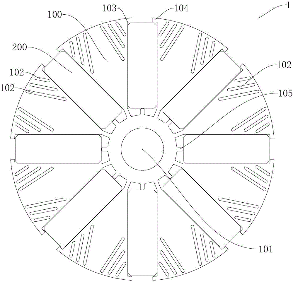 Rotor for motor and motor with rotor