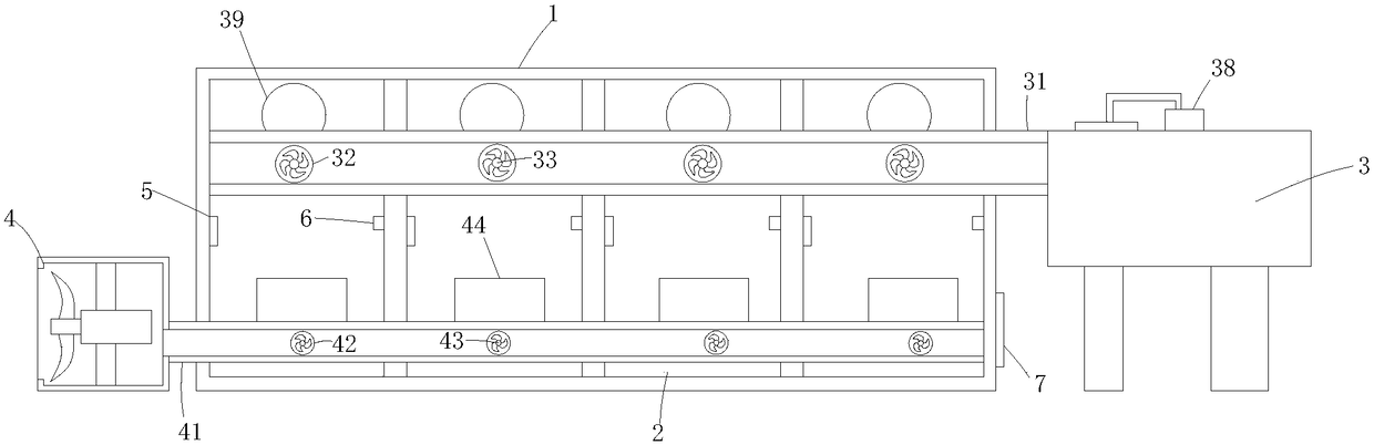 A multifunctional air purification device for cattle and sheep breeding sheds