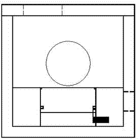 Automatic hydraulic control leaping weir initial rainwater catch basin and flow closure method