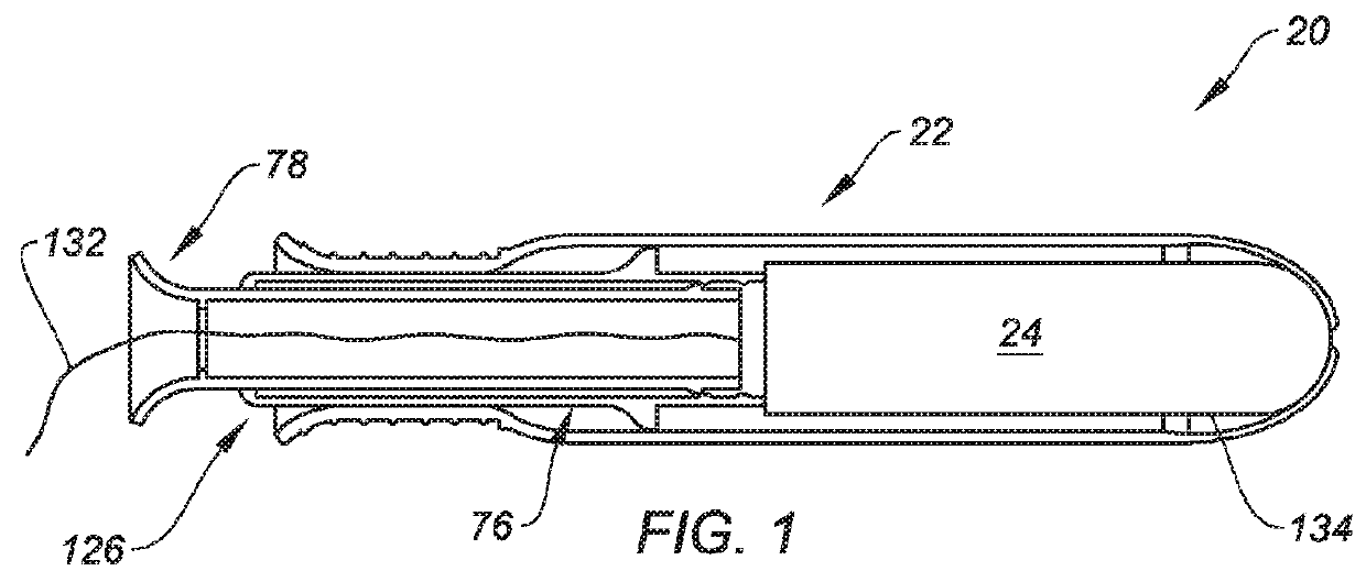 Compact tampon applicator with two-piece plunger