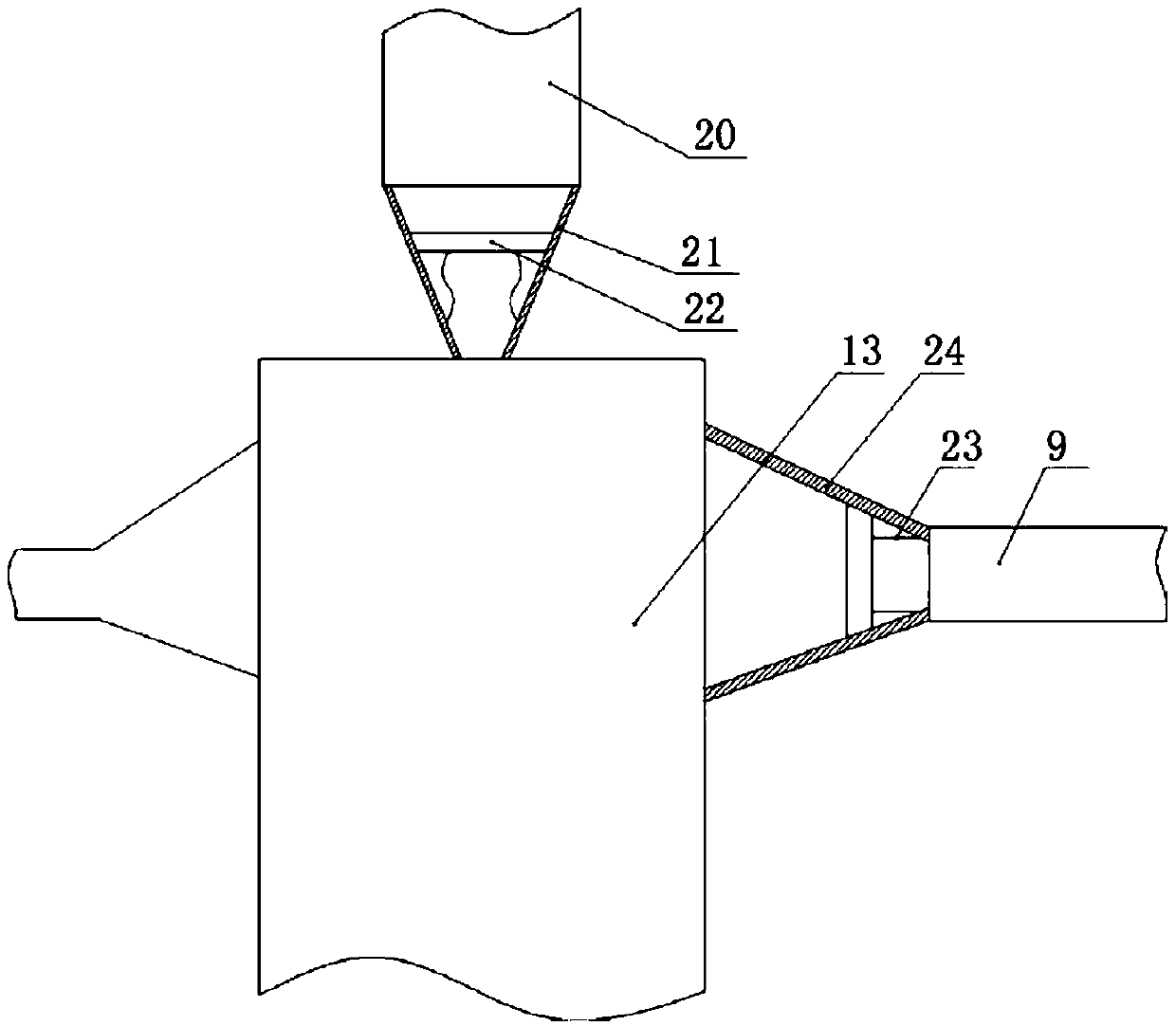 Wafer film covering device