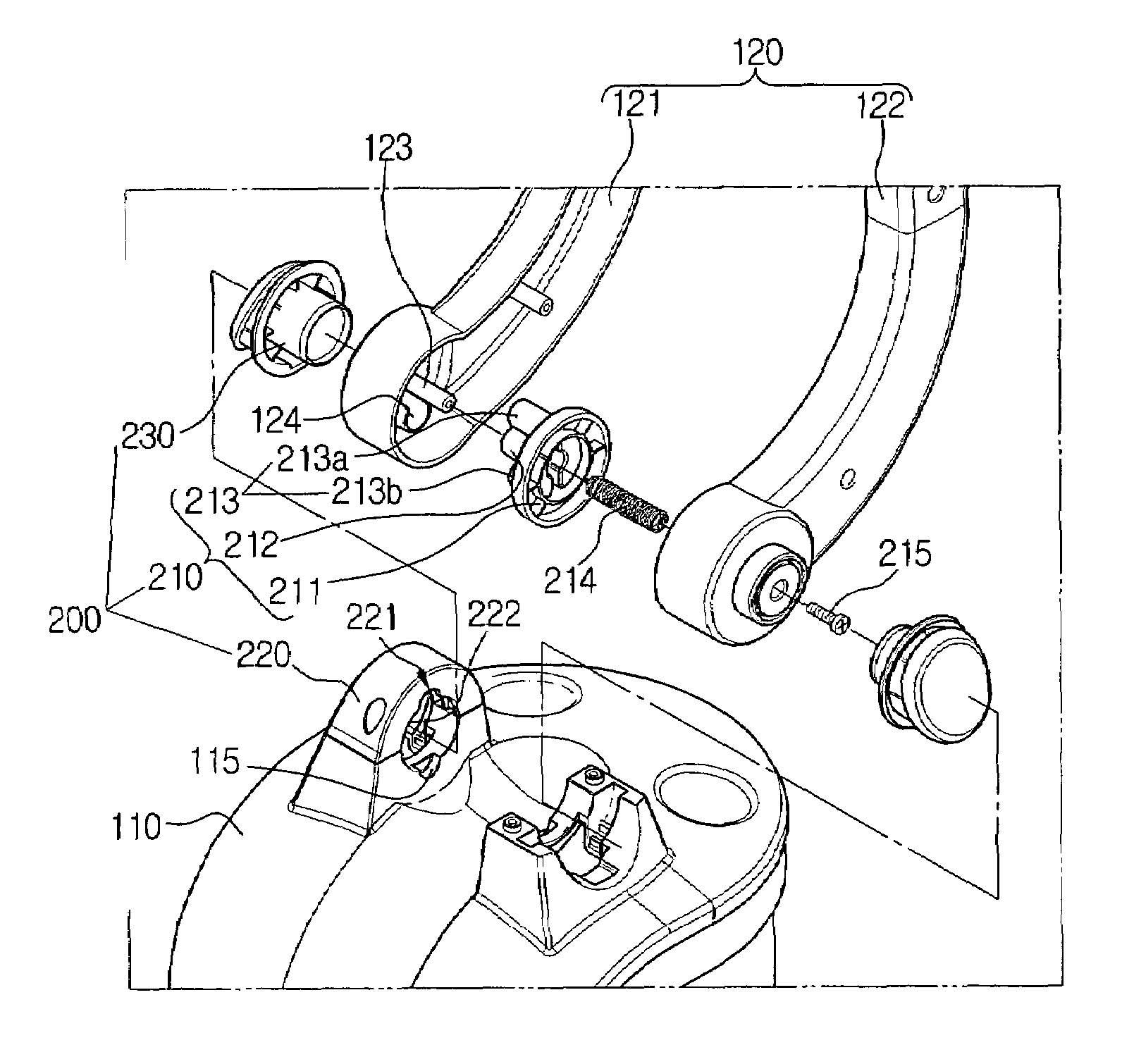 Upright vacuum cleaner with foldable handle