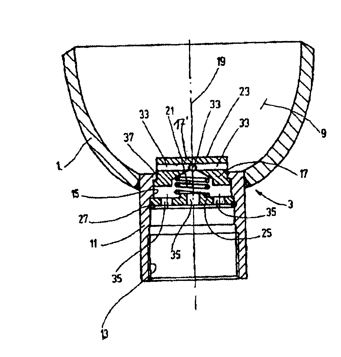 Hydroaccumulator, in a particular a bladder accumulator