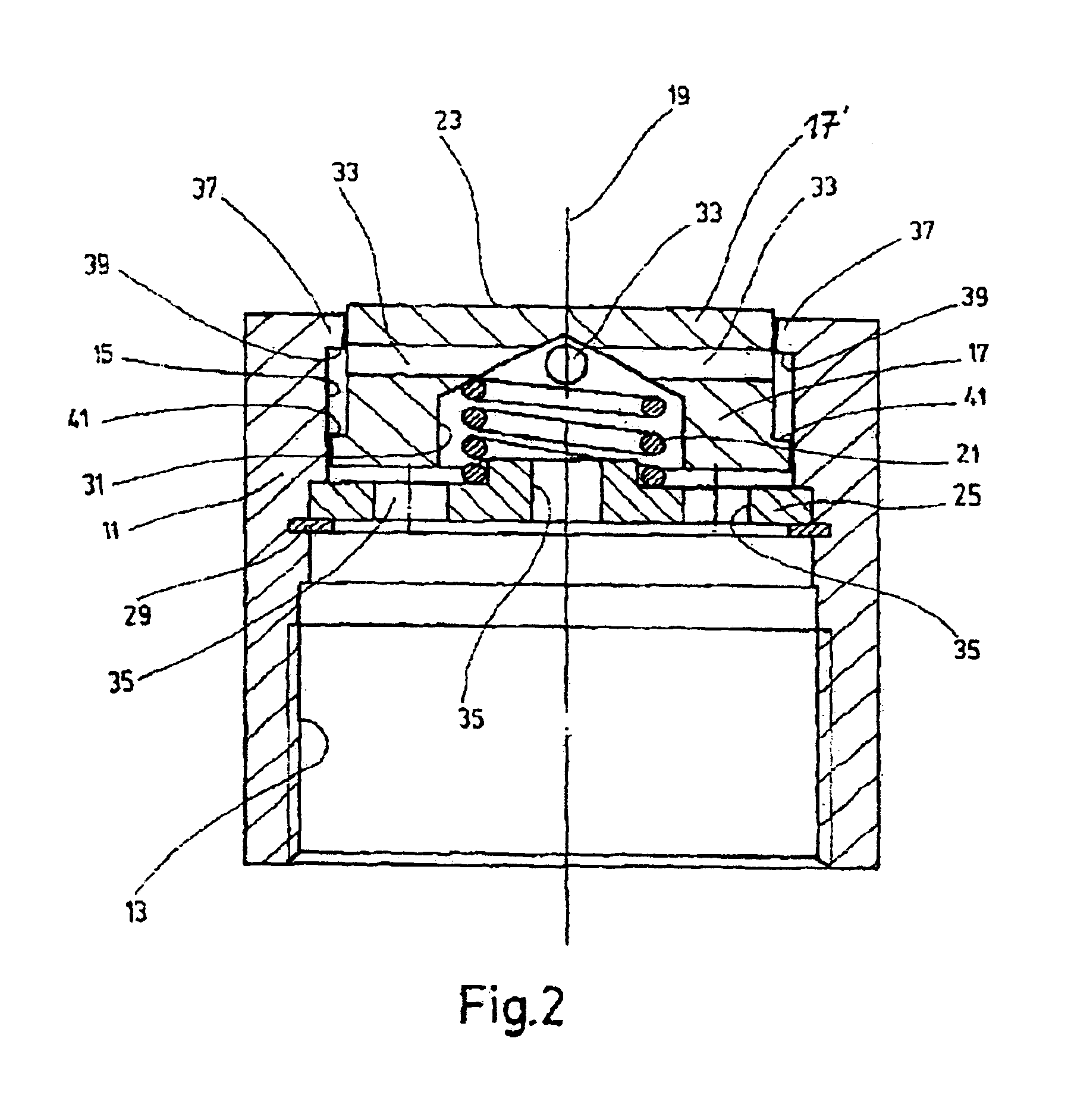 Hydroaccumulator, in a particular a bladder accumulator