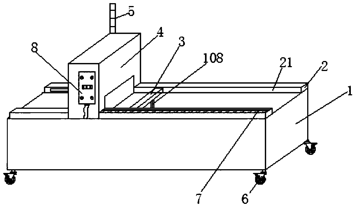 Fixed cloth cutting device