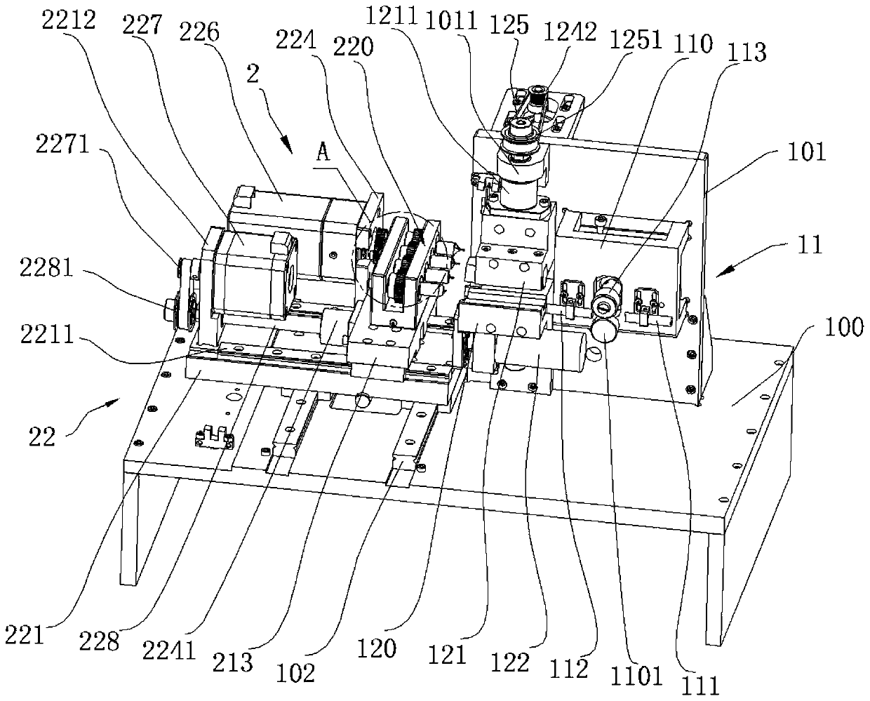 Automatic flanging machine