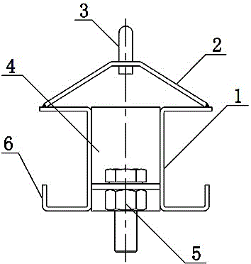 H-type broiler cage with bottom mesh support beam