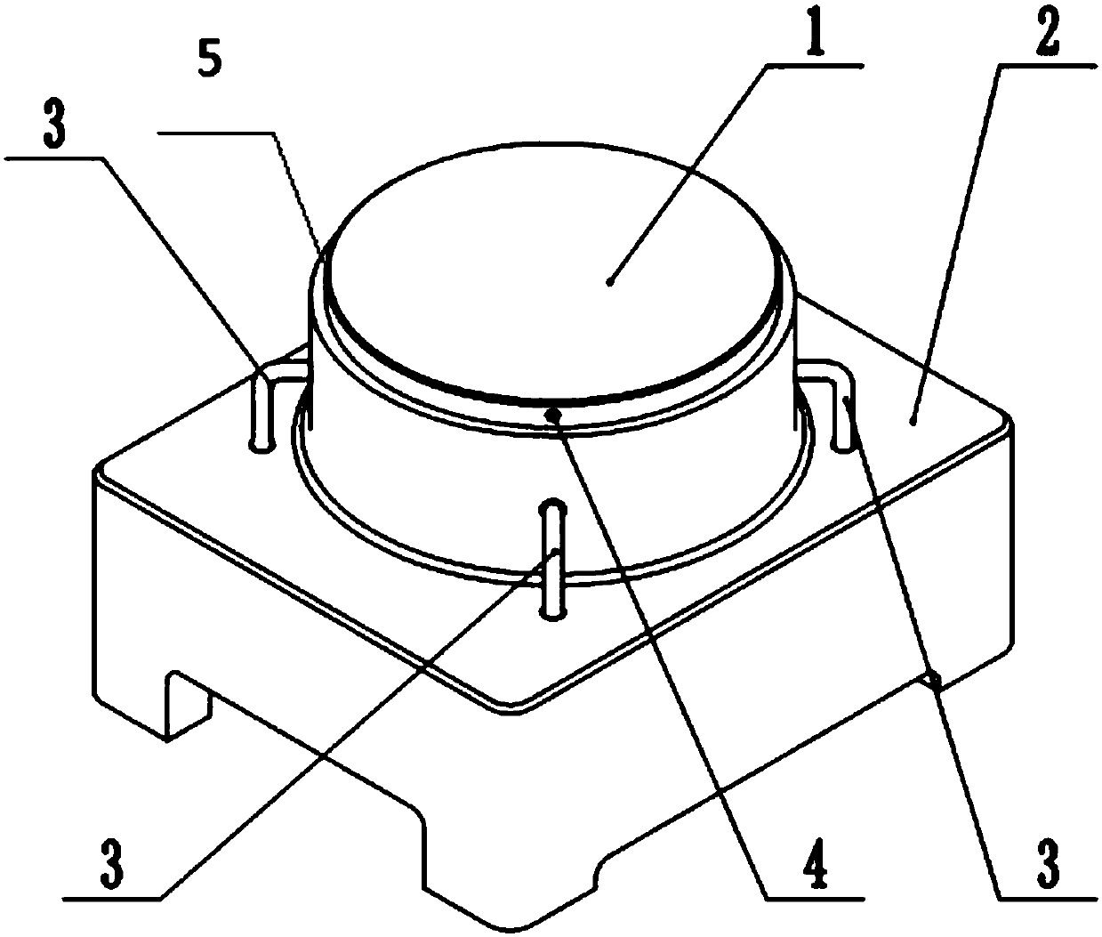 A flexible bearing bore diameter measuring clamp and a working method thereof