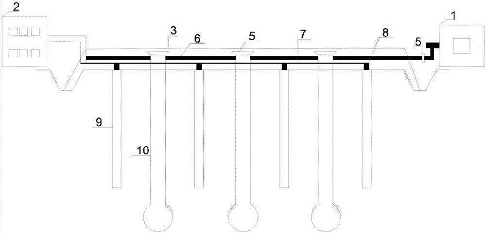 Vacuum-bag-type liquid injection pressurization combined grouting reinforcement super-soft soil foundation treatment method