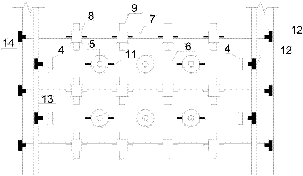 Vacuum-bag-type liquid injection pressurization combined grouting reinforcement super-soft soil foundation treatment method