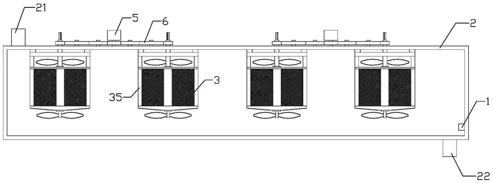 Modularized efficient water treatment system and treatment method