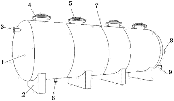 Environment-friendly medical wastewater treatment device