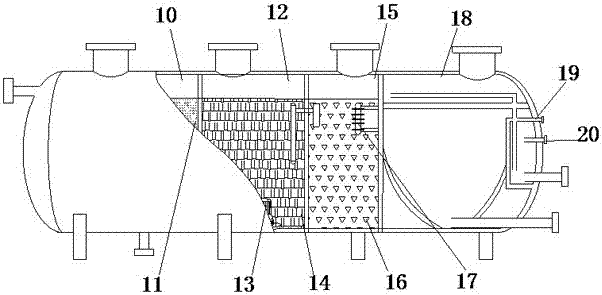 Environment-friendly medical wastewater treatment device