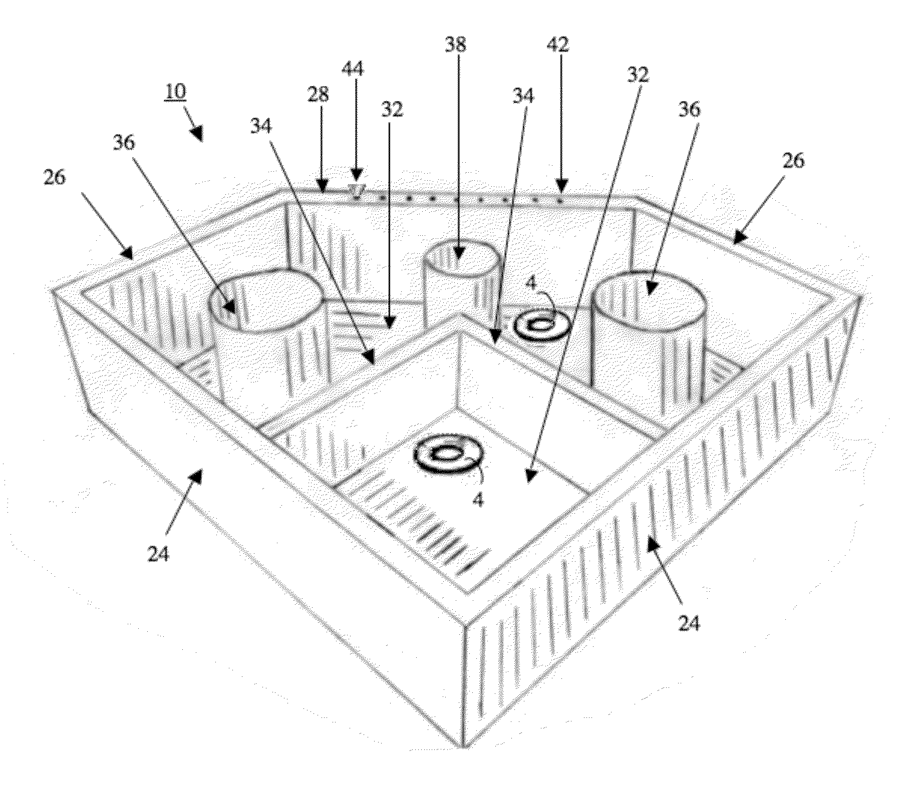 Tossing projectile target game