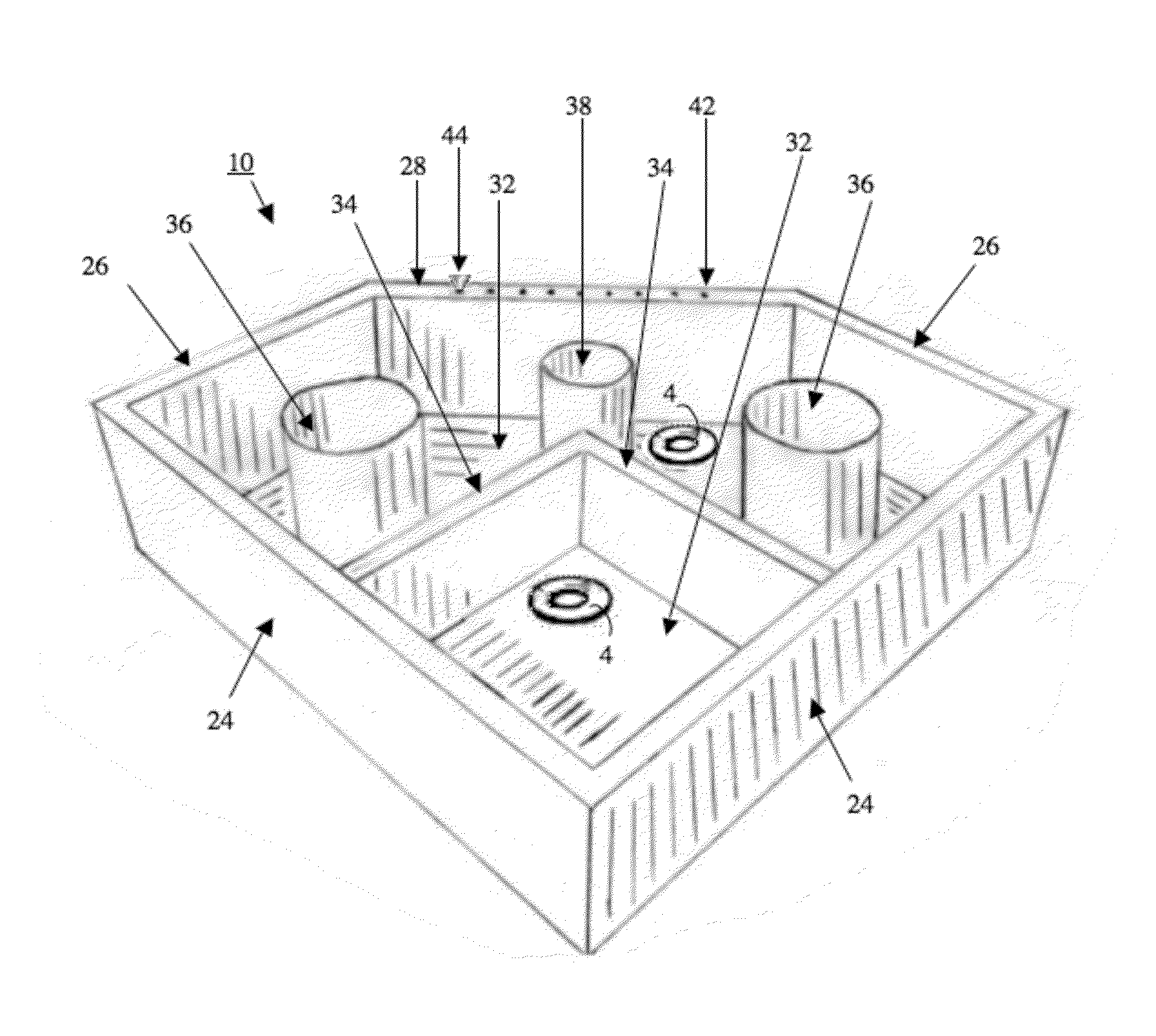 Tossing projectile target game