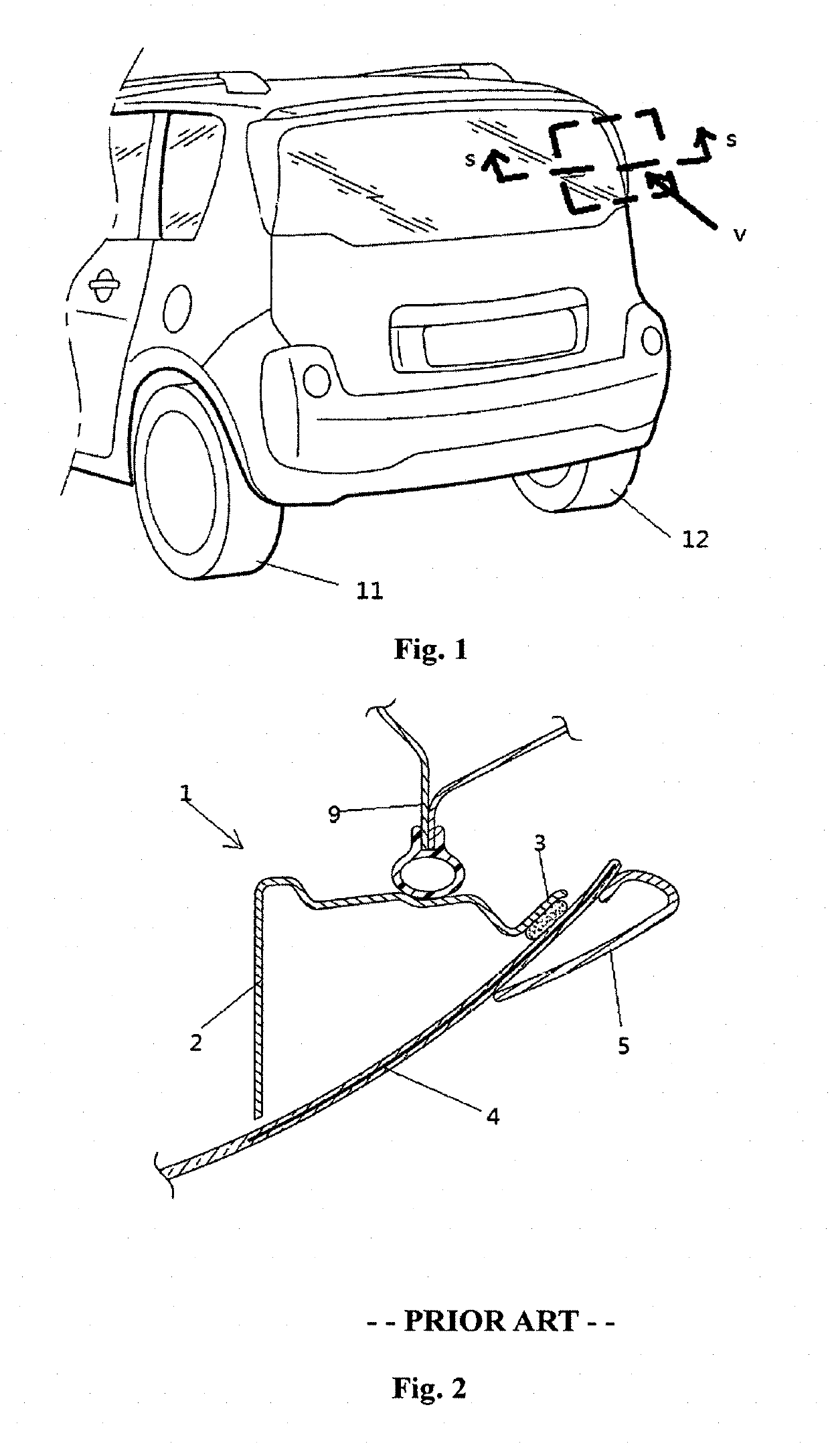 Motor vehicle tail gate panel and motor vehicle having the panel