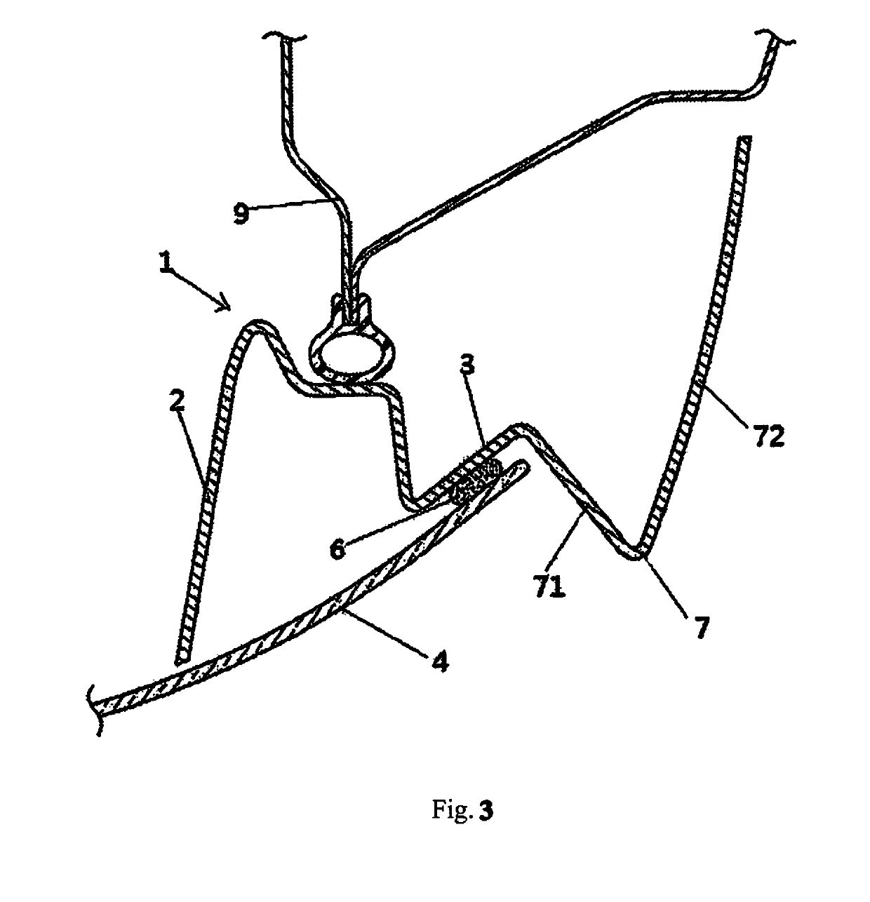 Motor vehicle tail gate panel and motor vehicle having the panel