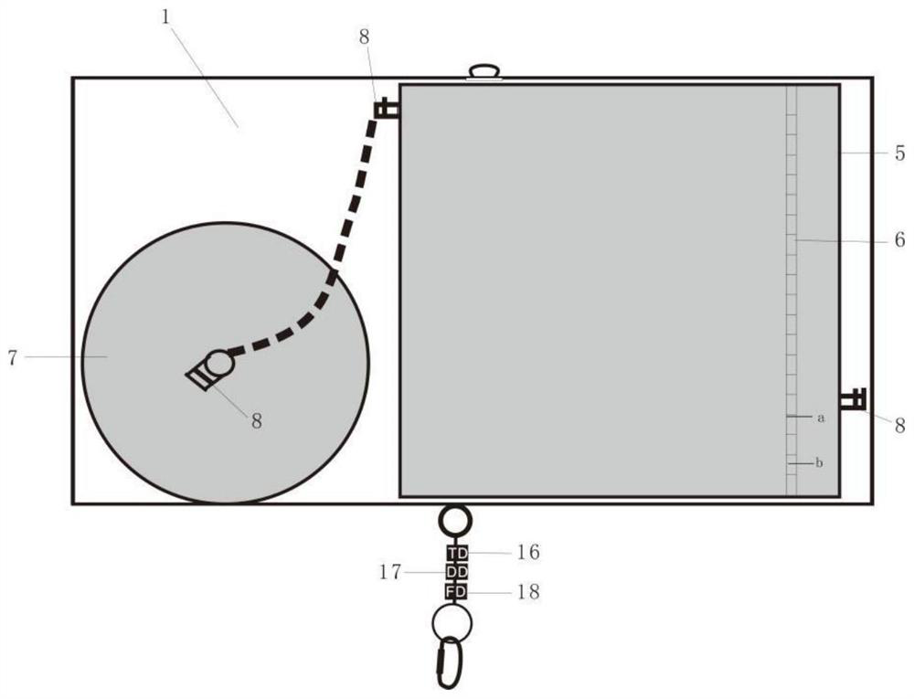 Collecting device for fine-grained silting sediments in modern lake