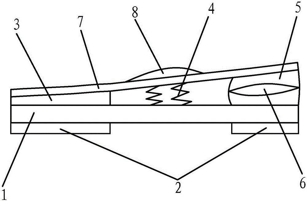 Wear-resisting shock-absorption shoe sole made from composite material and manufacturing method of shoe sole