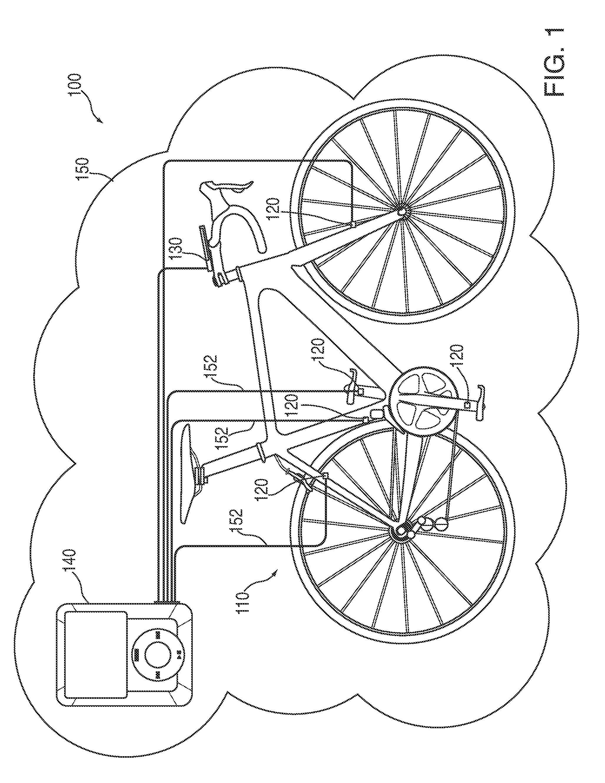 Systems and methods for integrating a portable electronic device with a bicycle