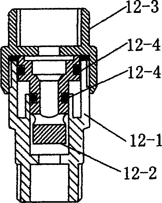 Vertical instant-heating electric water heater with pressure adjusting function