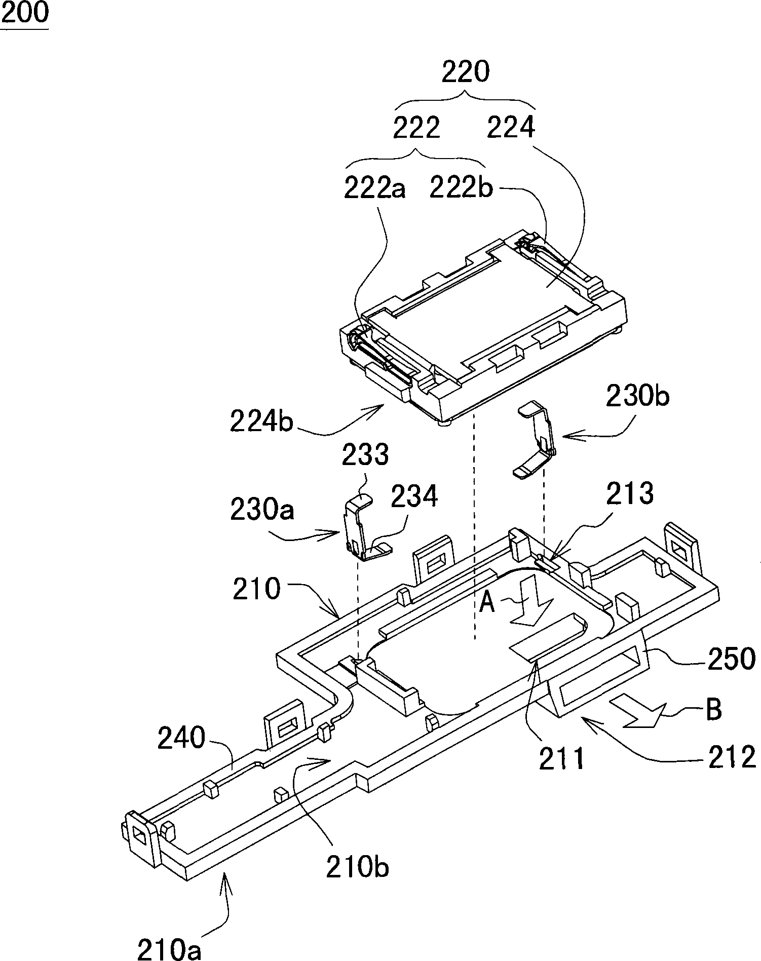 Inverted sound box structure