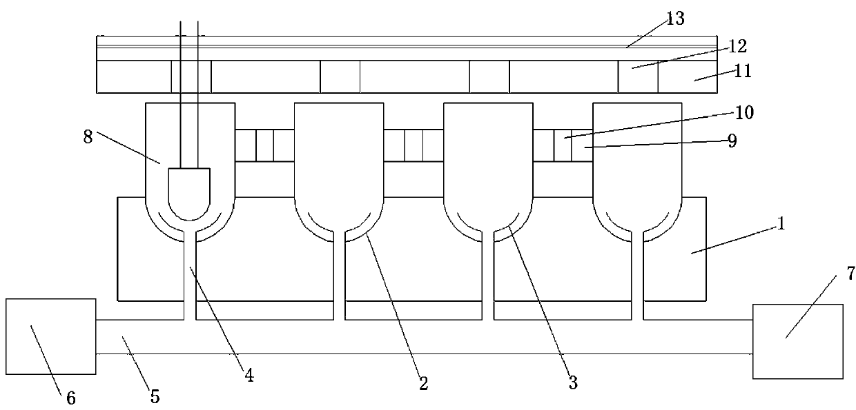 LED lamp pin bending and cutting device