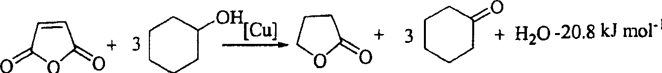 Method for preparing gamma-butyrolactone and cyclohexanone by couple process