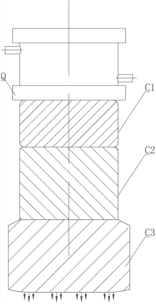 Ultrasonic film-rolling machine for wave lithium ion battery pole pieces