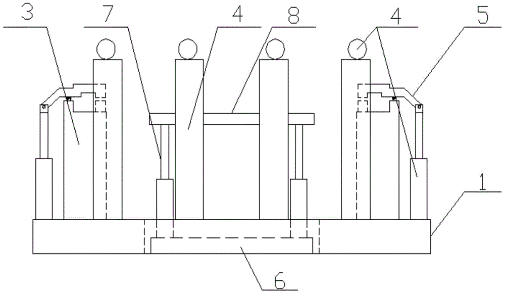 Rear passenger car wall assembly welding clamp and technique using the same to weld rear wall assembly