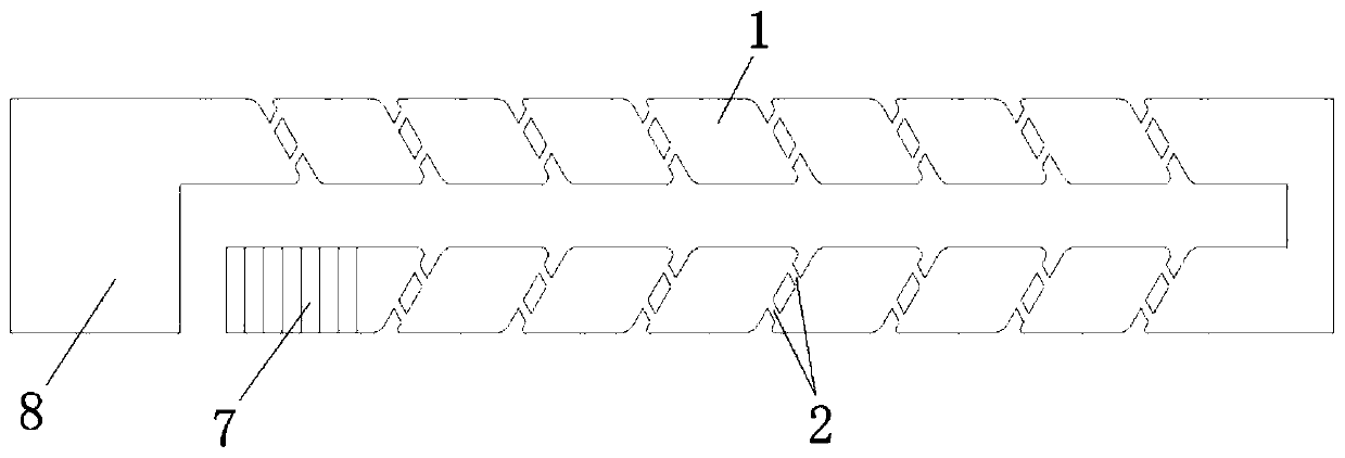 Perforated runner and irrigator based on same