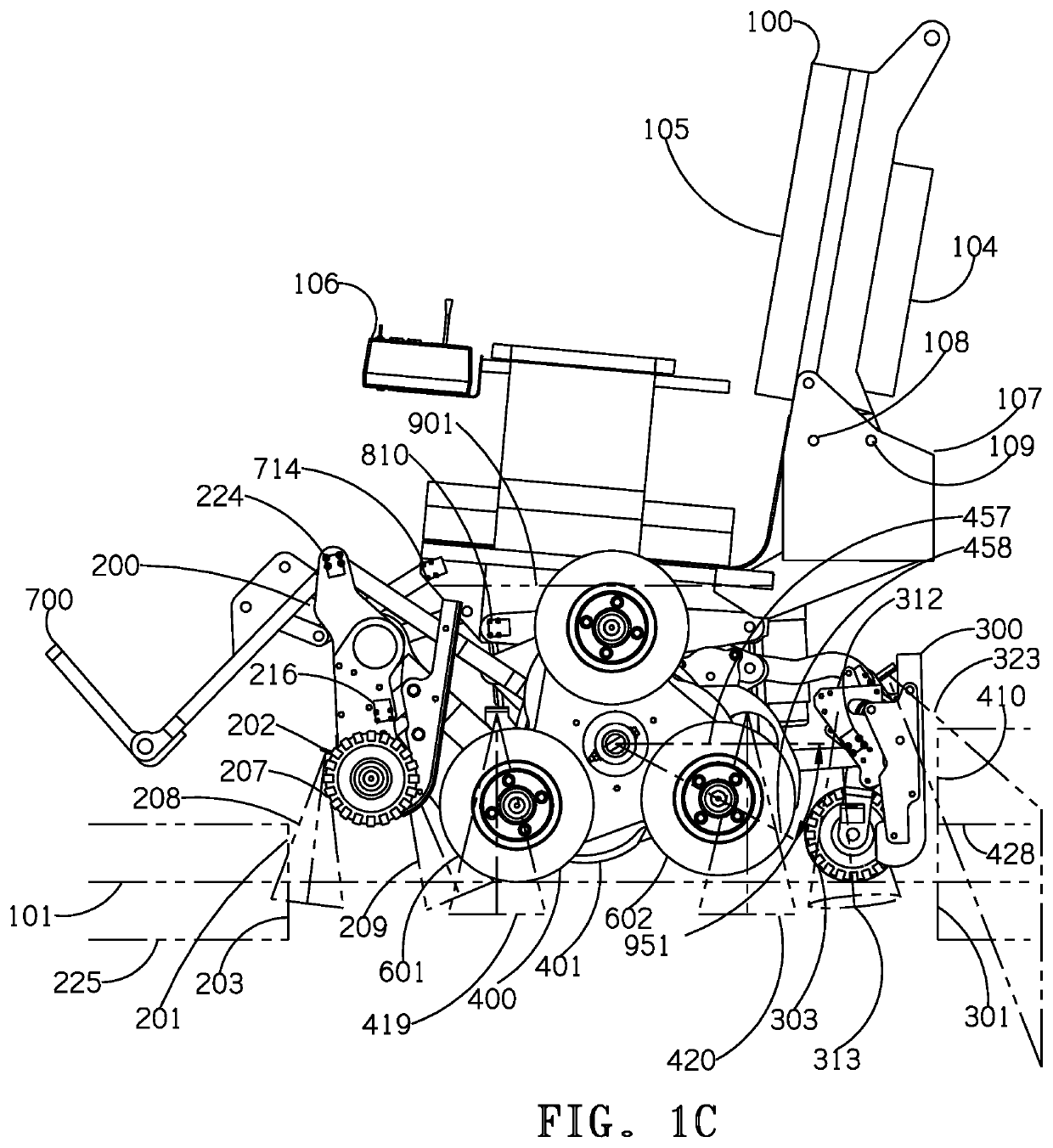 Enhanced mobility wheelchair