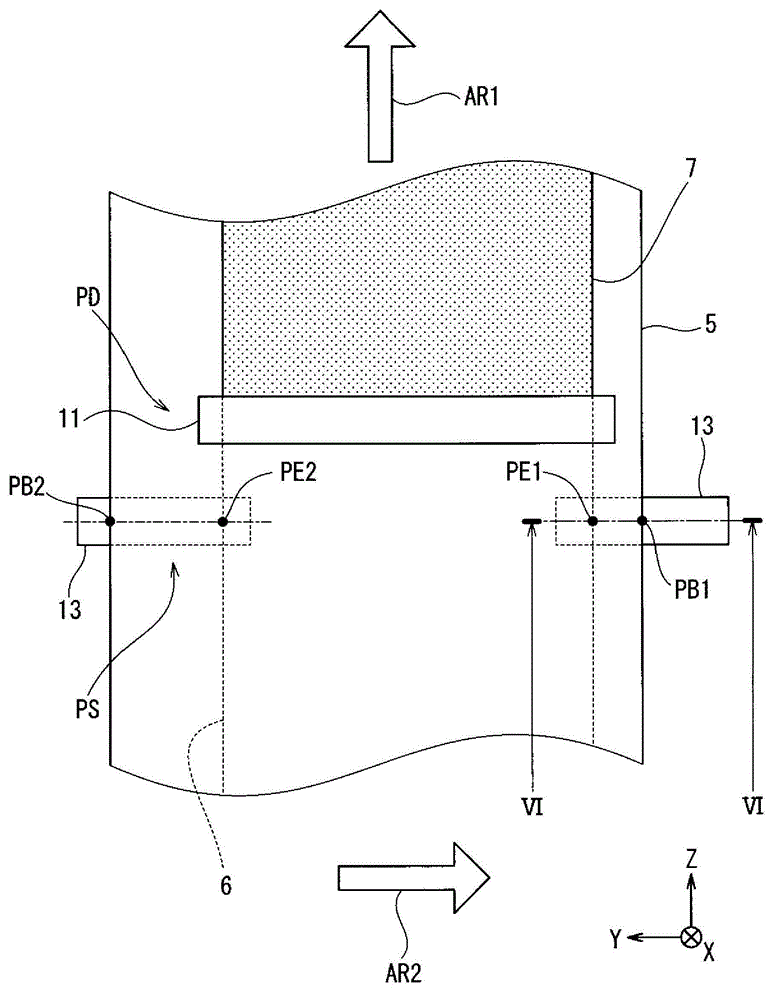 Coating device and coating film forming system