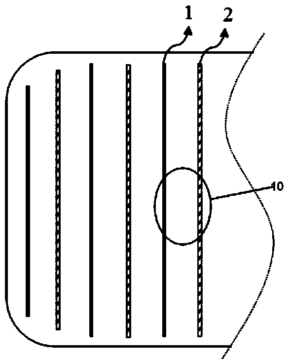 Back-contact back-junction solar battery three-dimension electrode and manufacturing method thereof