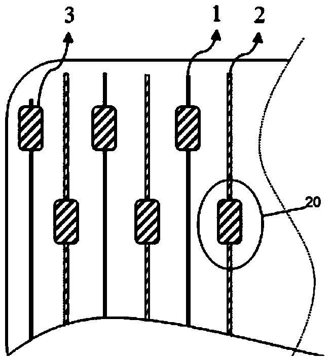 Back-contact back-junction solar battery three-dimension electrode and manufacturing method thereof