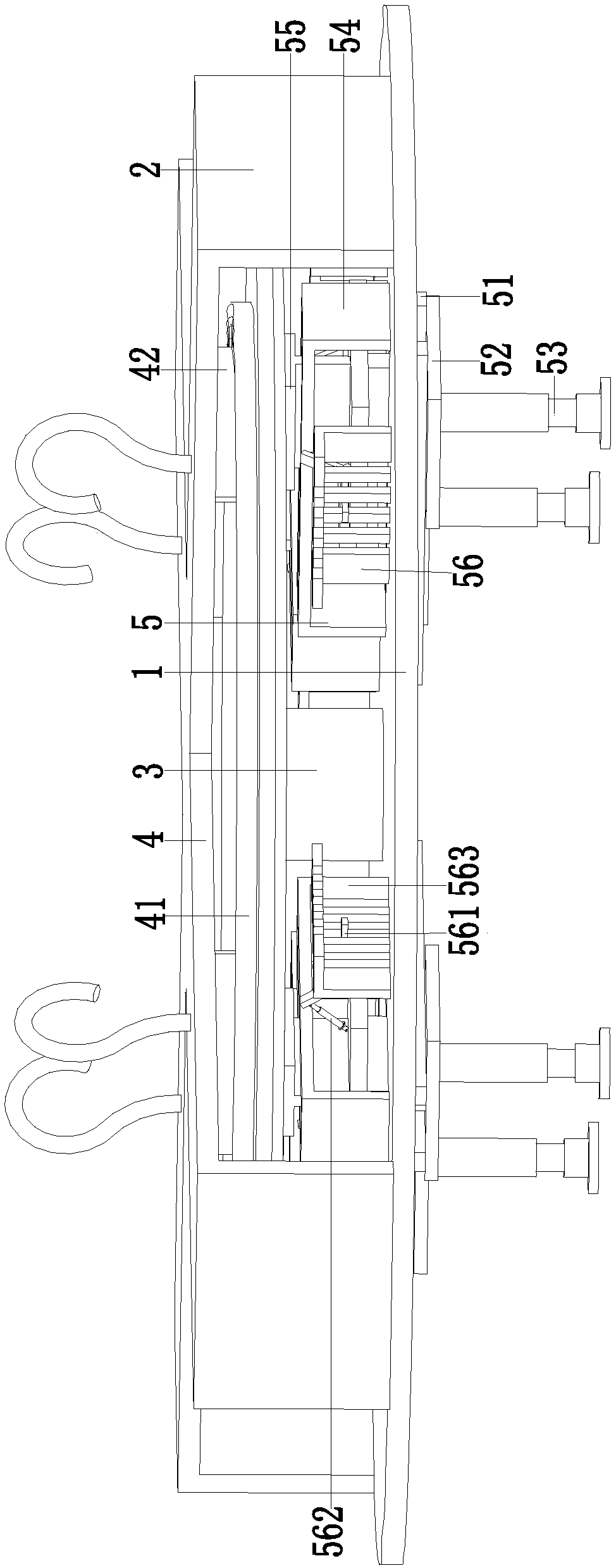 Round open caisson mechanical correction equipment for bridge pier and abutment construction