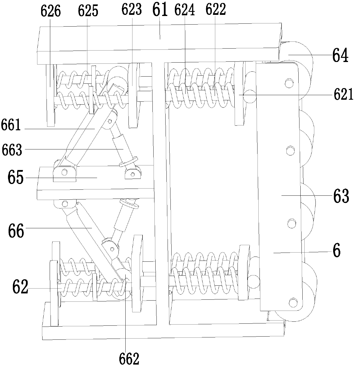 Round open caisson mechanical correction equipment for bridge pier and abutment construction