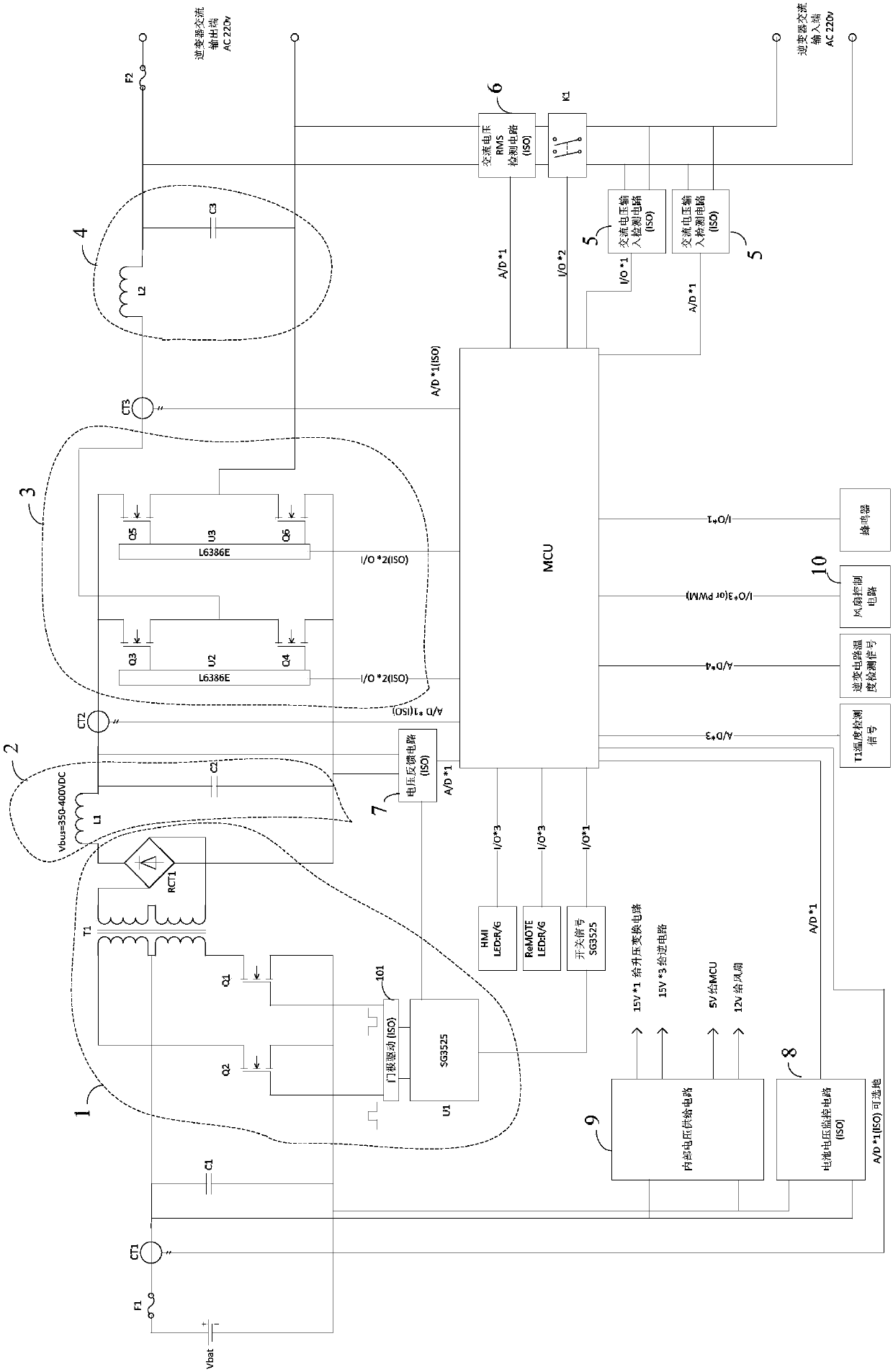 Vehicle-mounted inverter circuit