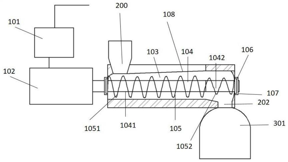 Oil squeezing device for juglans sigllata dode oil squeezing