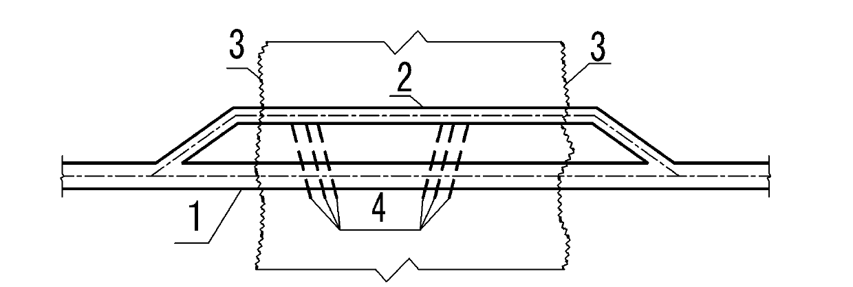 Fault processing method of high pressure water enrichment area