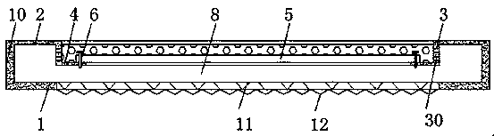 Heat dissipation type driving bottom plate combination mechanism